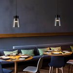 Minimalist Smoke Gray Glass Shade Cob Modern Pendant Lights Chandelier Li002740