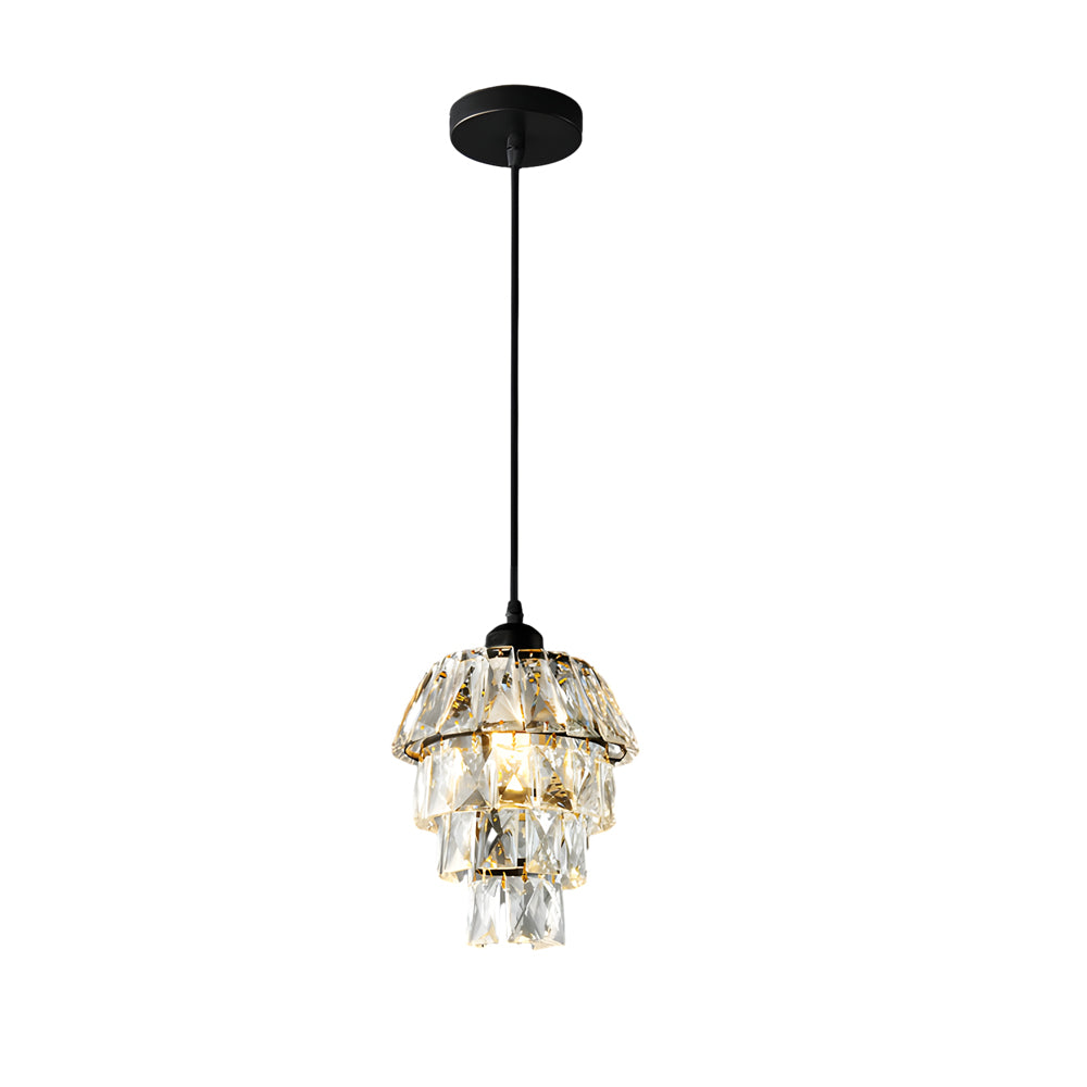 1 Light Mini Crystal Small Pendant Light