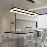 Rectangular Frame Modern Pendant Light Li002503