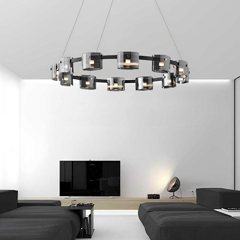 Circle Led Nordic Chandelier Ha084946