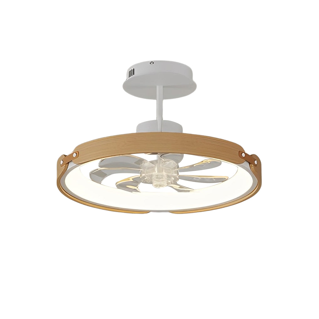 Round Led Bladeless Ceiling Fan Li002497