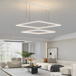 Square Led White Modern Pendant Light Ha083865
