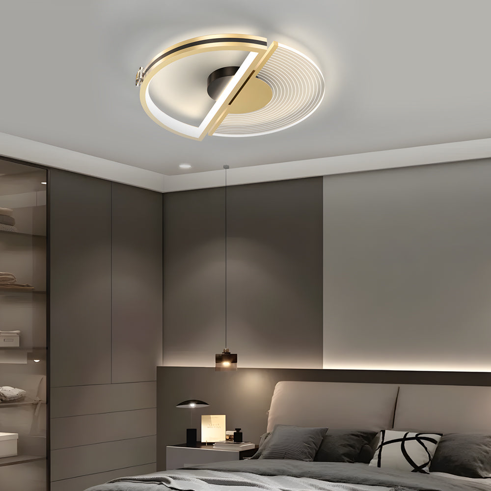 Personalized Round Led Three Step Dimming Modern Ceiling Lights Fixture