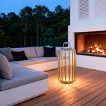 Solar-Powered Outdoor Lanterns with Warm LED Ambience