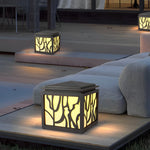 Rustic Led Outdoor Fence Post Light Li002368