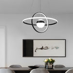 Circular Rings Planet 3 Step Dimming Simple Modern Dining Room Chandelier
