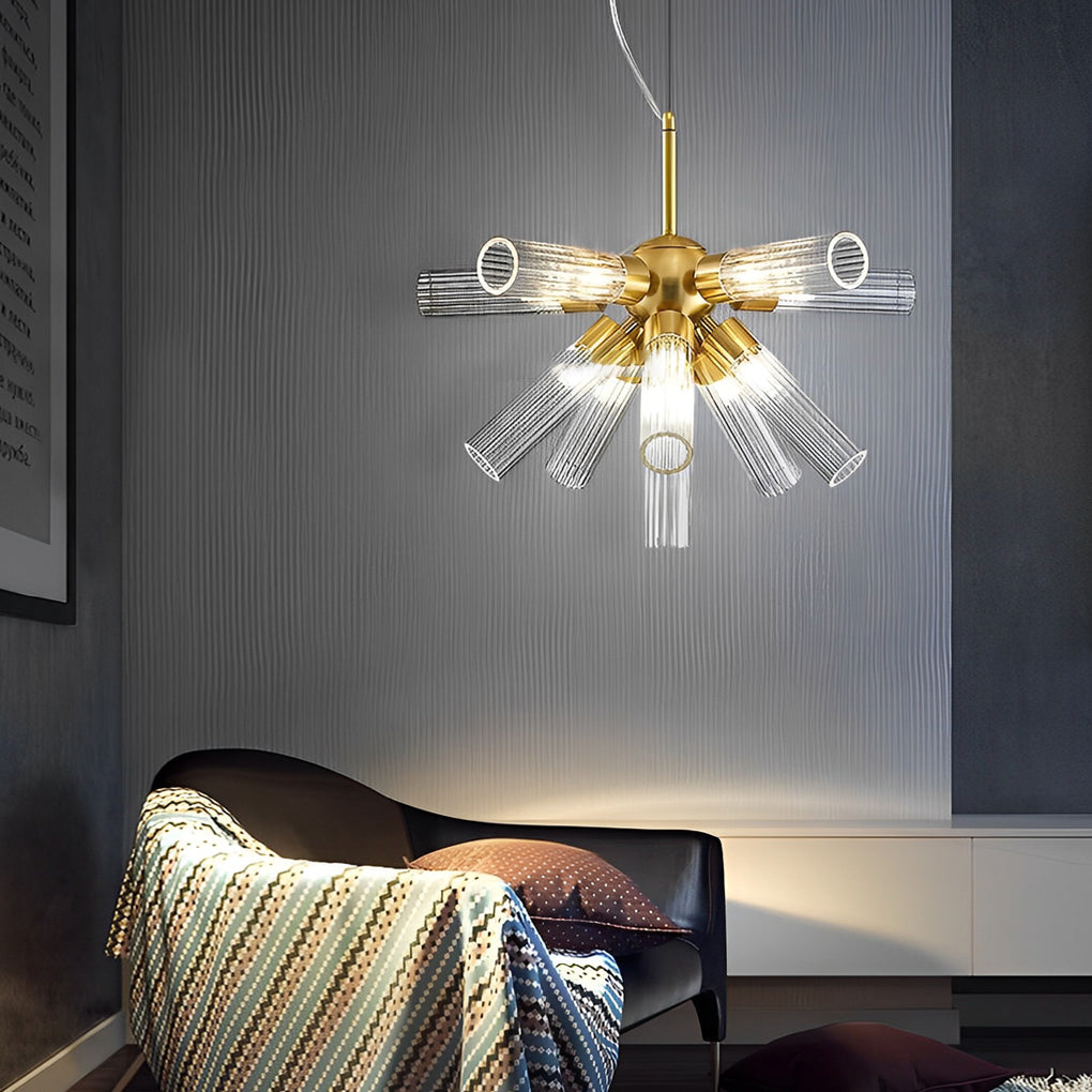 Tube Modern Sputnik Light Chandelier Ha099061