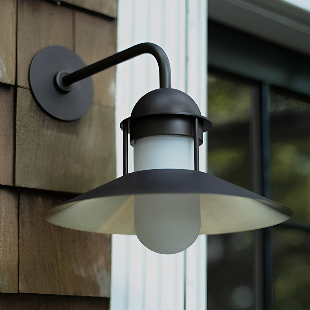 Antique Round Outdoor Wall Light Ha084645