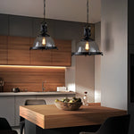 Semicircular Industrial Style Pendant Light Ha080497