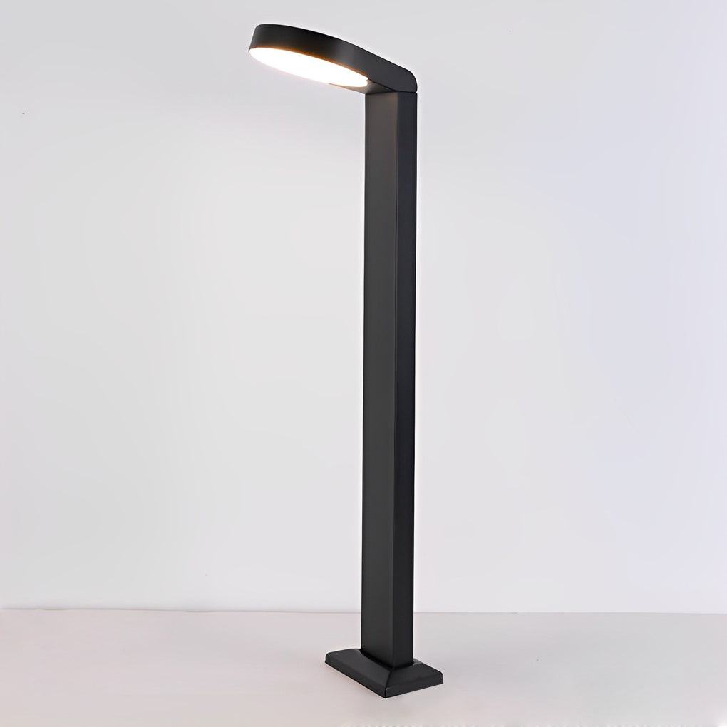 Modern Aluminum LED Lawn Lamp – Minimalist Black Outdoor Landscape Lighting