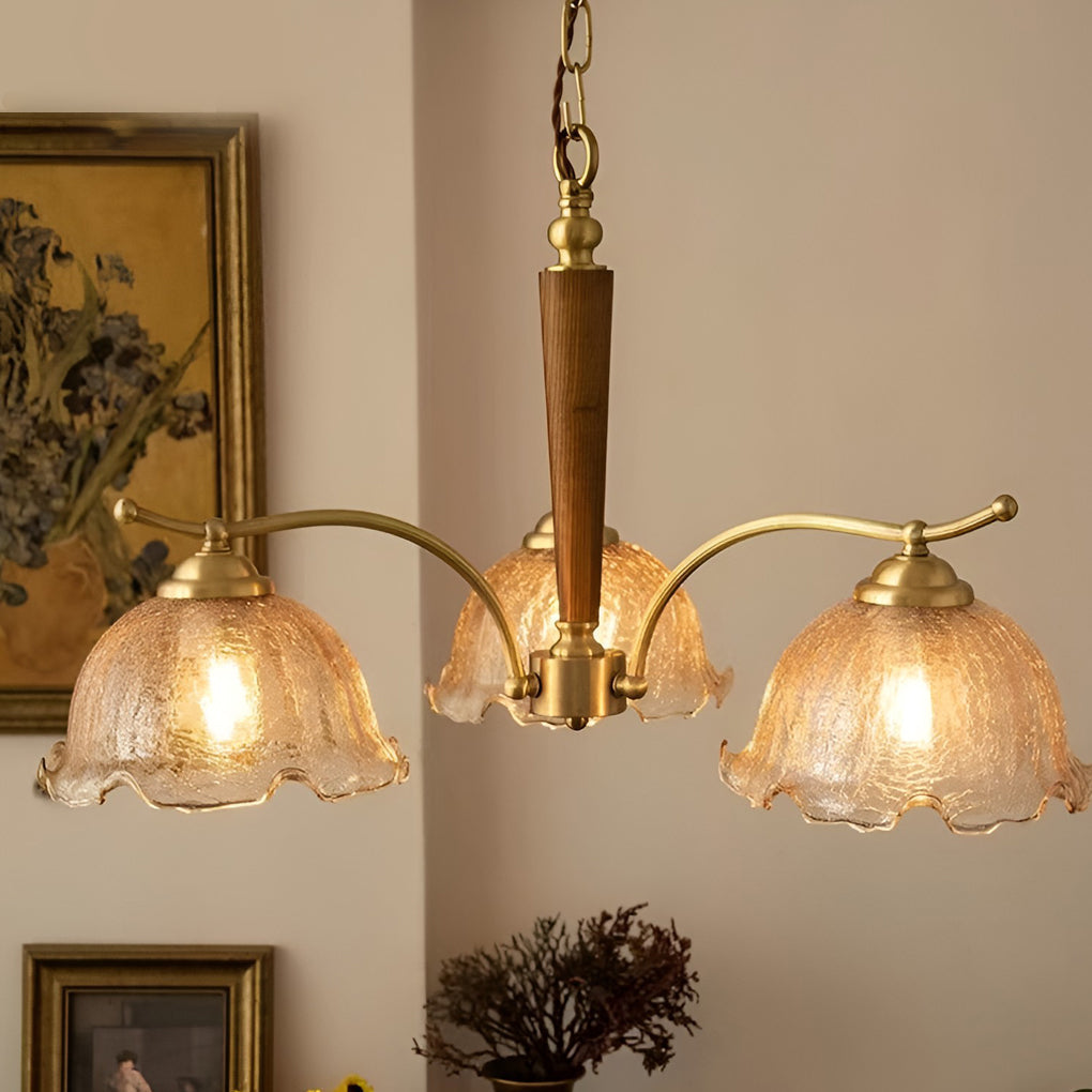 Cracked Glass Retro Chandelier Li001930