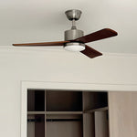 42 52 Led 3 Blades Wood Ceiling Fan Light With Remote