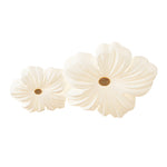 Nordic White Acrylic Flower Bedroom Ceiling Lamp Led 3 Step Dimming