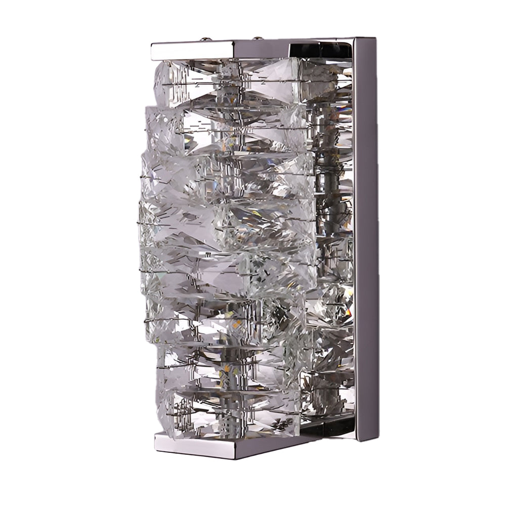 Creative Crystal Three Color Light Led Modern Wall Sconce Lighting Wall Lamp