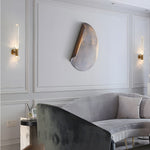 Glass Long Tube Up And Down Lighting Simple Art Postmodern Wall Light Fixture