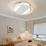 Square Round Stepless Dimming Led Mute White Modern Bladeless Ceiling Fans Li002758