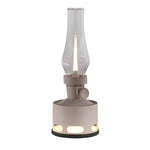 Modern Battery Operated Kerosene Style Led Table Lamp