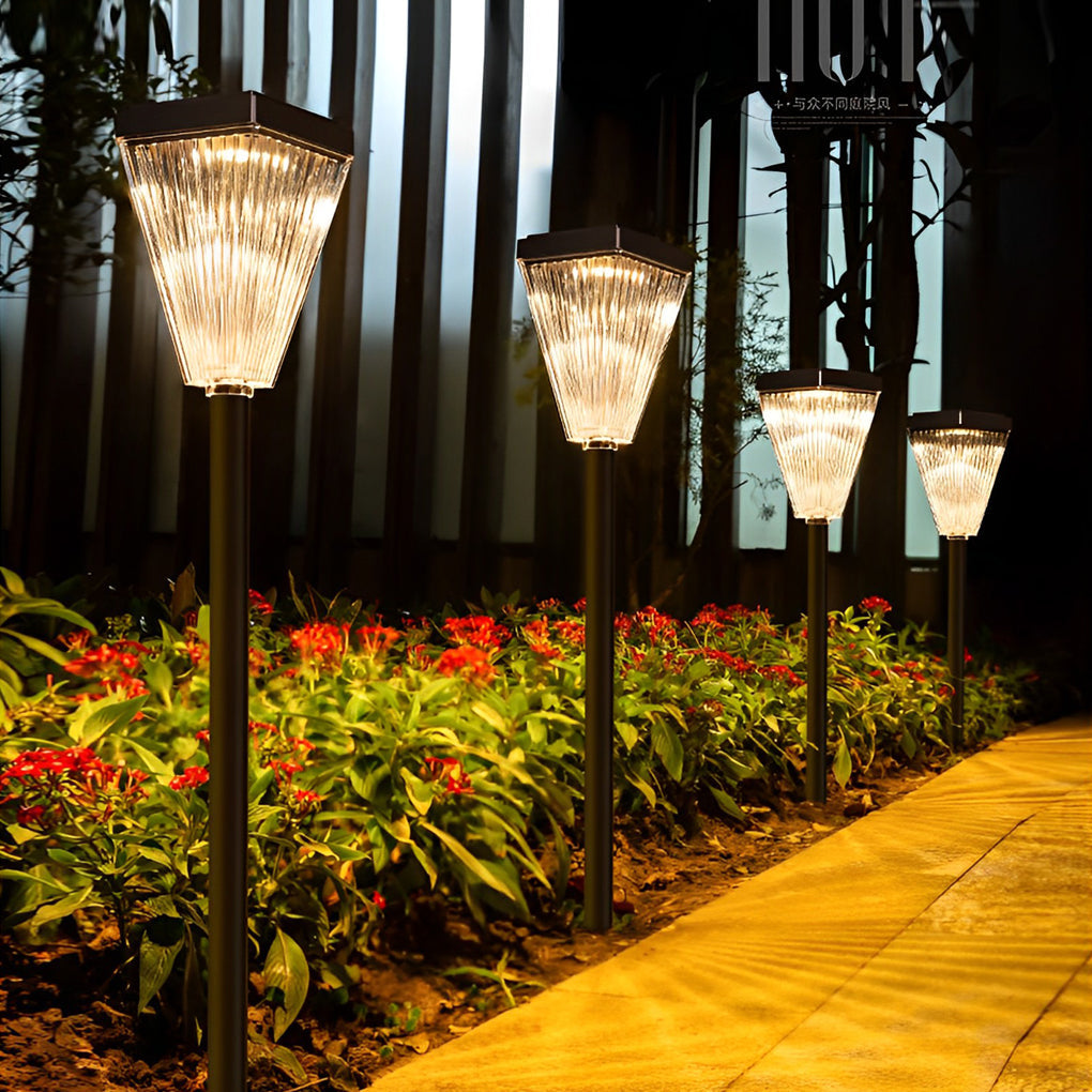 Ripple Solar Post Lights – Dimmable LED Garden & Pathway Lamps
