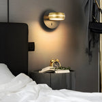 Round 6W Led Wall Sconce Rotatable Bedside Lamp
