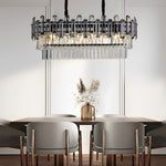 Rectangular Crystal Chandelier Ha091692
