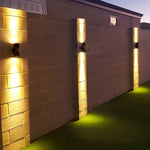 8 In 2 Light Rotating Heads Led Up Down Outdoor Wall Light