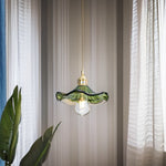 Vintage Hibiscus Pendant Light