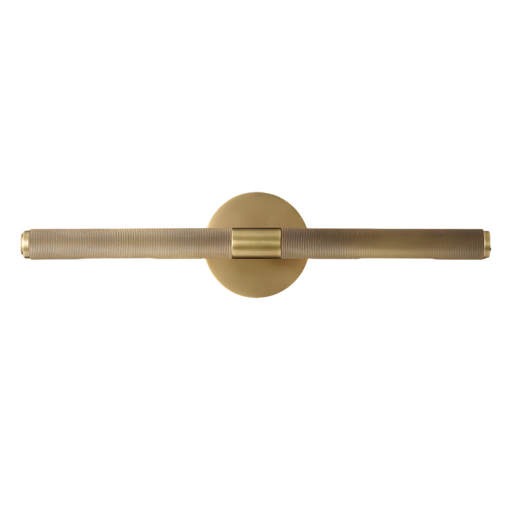 Modern Knurled Texture Led Bathroom Vanity Light Swiveling Head
