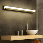 Linear Led Black Bathroom Fixture Light Filter