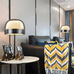 Dome Shape Glass Ambient Led Table Lamp In Chrome