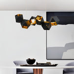6 Heads Geometric Creative Polygonal Postmodern Pendant Light
