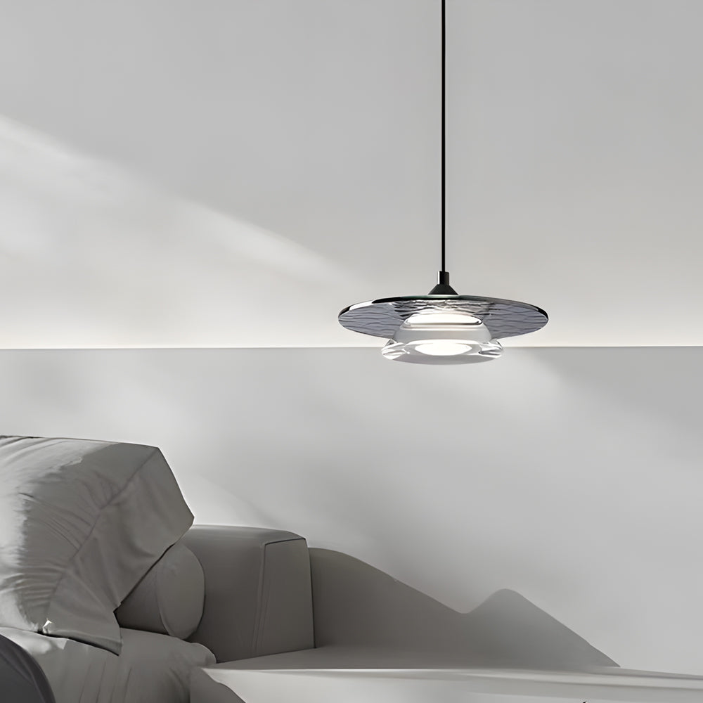 Dia 7 Led 3 Step Dimming Glass Italian Kitchen Pendant Lighting