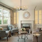 8 Lights Farmhouse Chandelier Ha098574