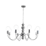 Aurelia Glass Globe Chandelier — Modern French Minimalist Pendant Light
