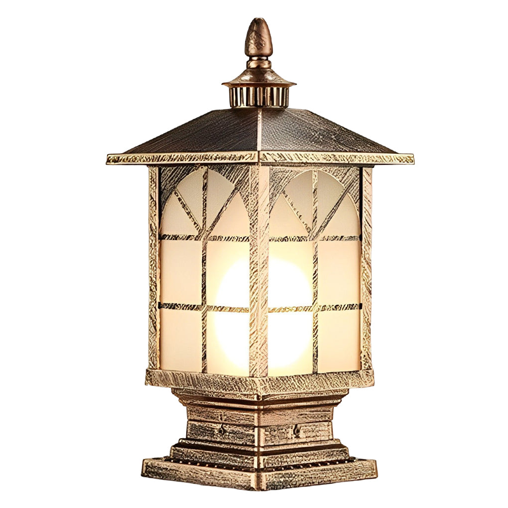 Retro Outdoor Fence Post Lights Ha076240