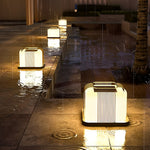 Square Solar Fence Post Light Ha093255