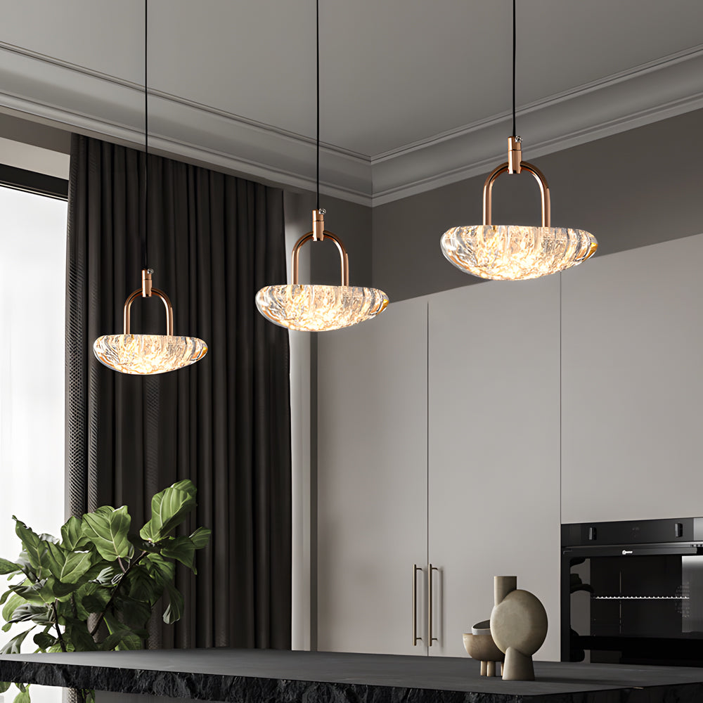 Creative Acrylic Shade Led 3 Step Dimming Ins Modern Pendant Lights Fixture