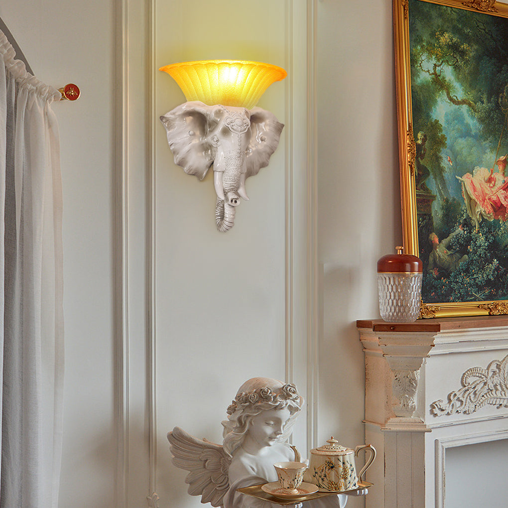Elephant Shape Wall Sconces Ha092194