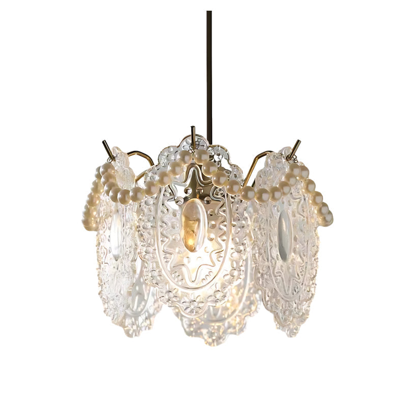 Glass French Style Pendant Light Li002584