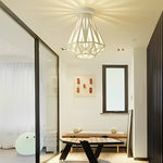 Retro Cage Led Ceiling Light Ha085021