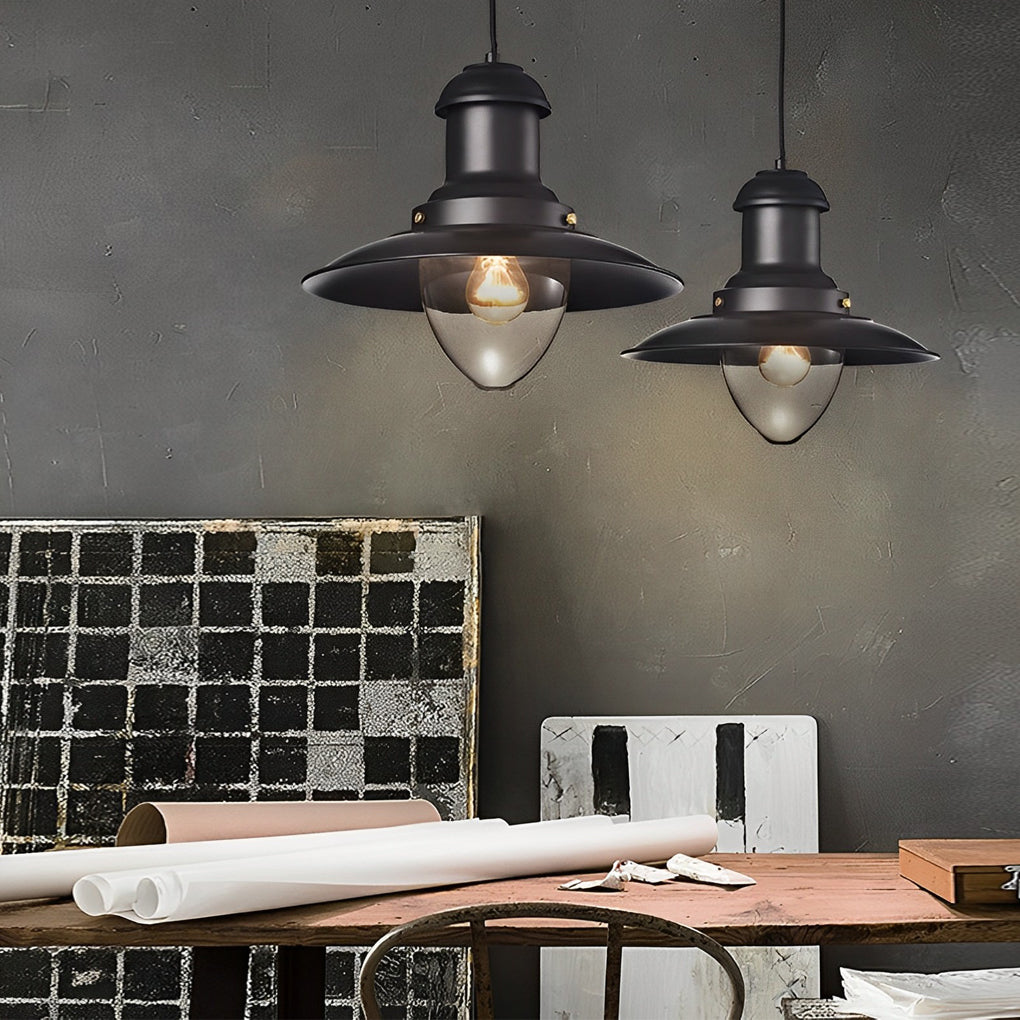 Round Retro Small Pendant Light Ha084471