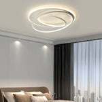 Round Ring Three Step Dimming Creative Nordic Led Ceiling Lights Fixture