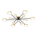 Starry Flowers Three Step Dimming Modern Ceiling Lights Fixture Hanging Lamp