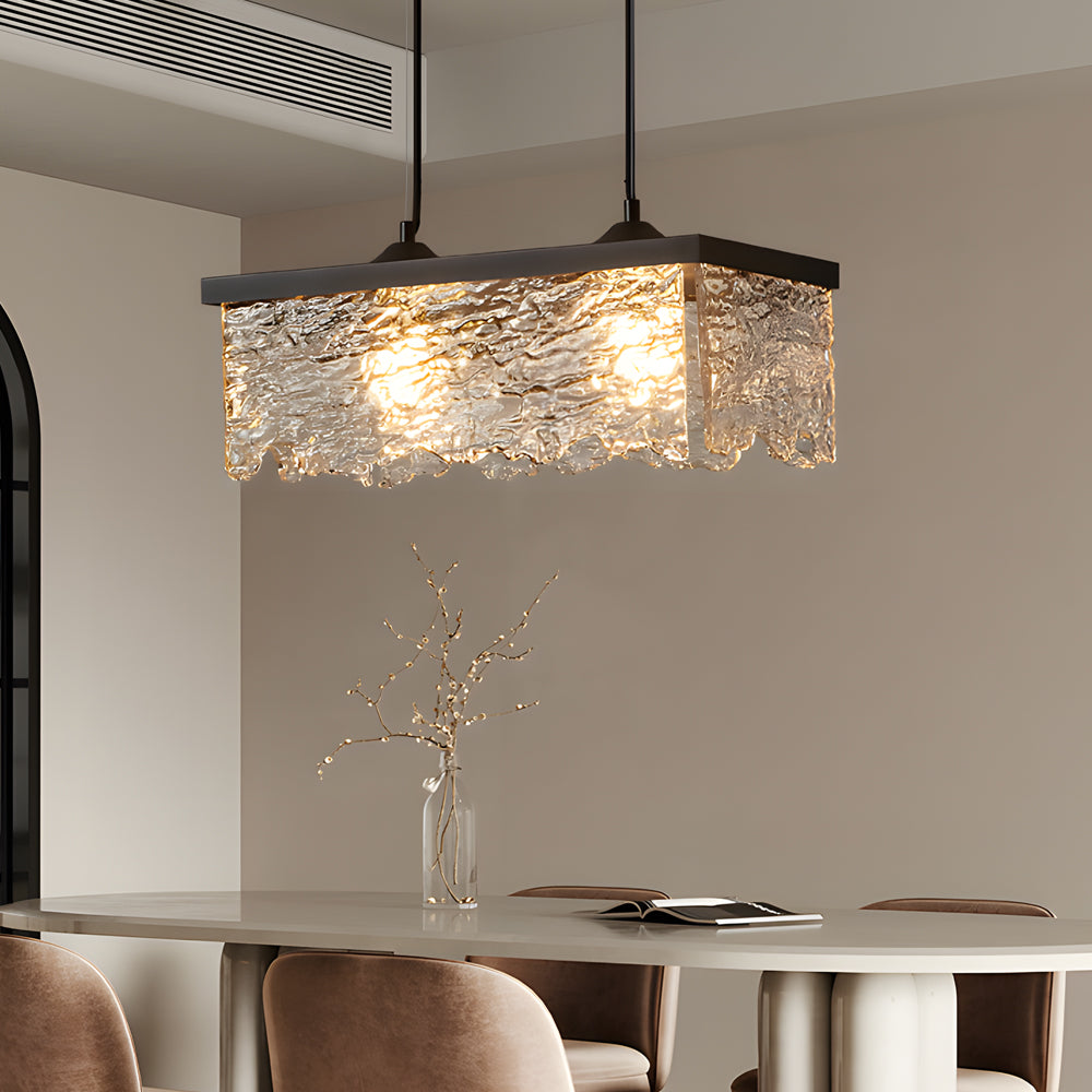 1 2 Light Glass 3 Step Dimming Chandelier Dining Room Light Fixtures