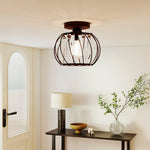 Modern Creative Lantern Shape Glass Ceiling Light
