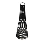 Metal Outdoor Tribal Floor Lamp