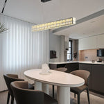 Long Rectangular Crystal Chandelier Ha097847