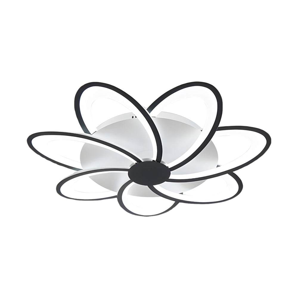 Modern Petal Flush Mount Light Acrylic Led Flower Shape Ceiling Lamp