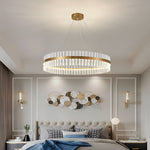 Round Crystal Pendant Light Li002000