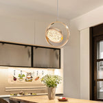 Round 270 Rotating Acrylic Luxury 3 Step Dimming Modern Pendant Lights