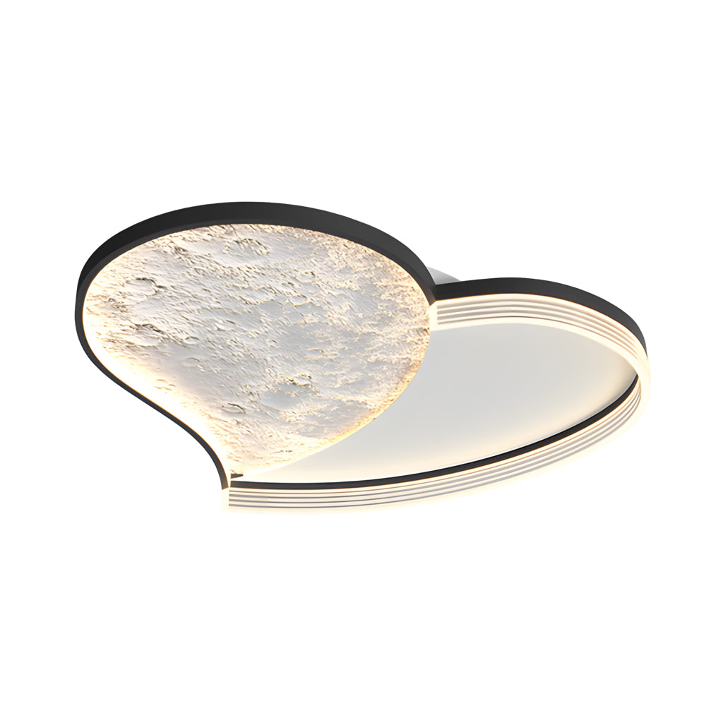 Geometric Simple Lunar Texture 3 Step Dimming Led Modern Ceiling Lamp